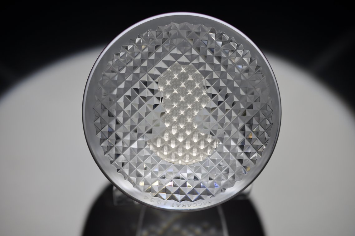 Baccarat Lincoln 1954 Sulphide Overlay