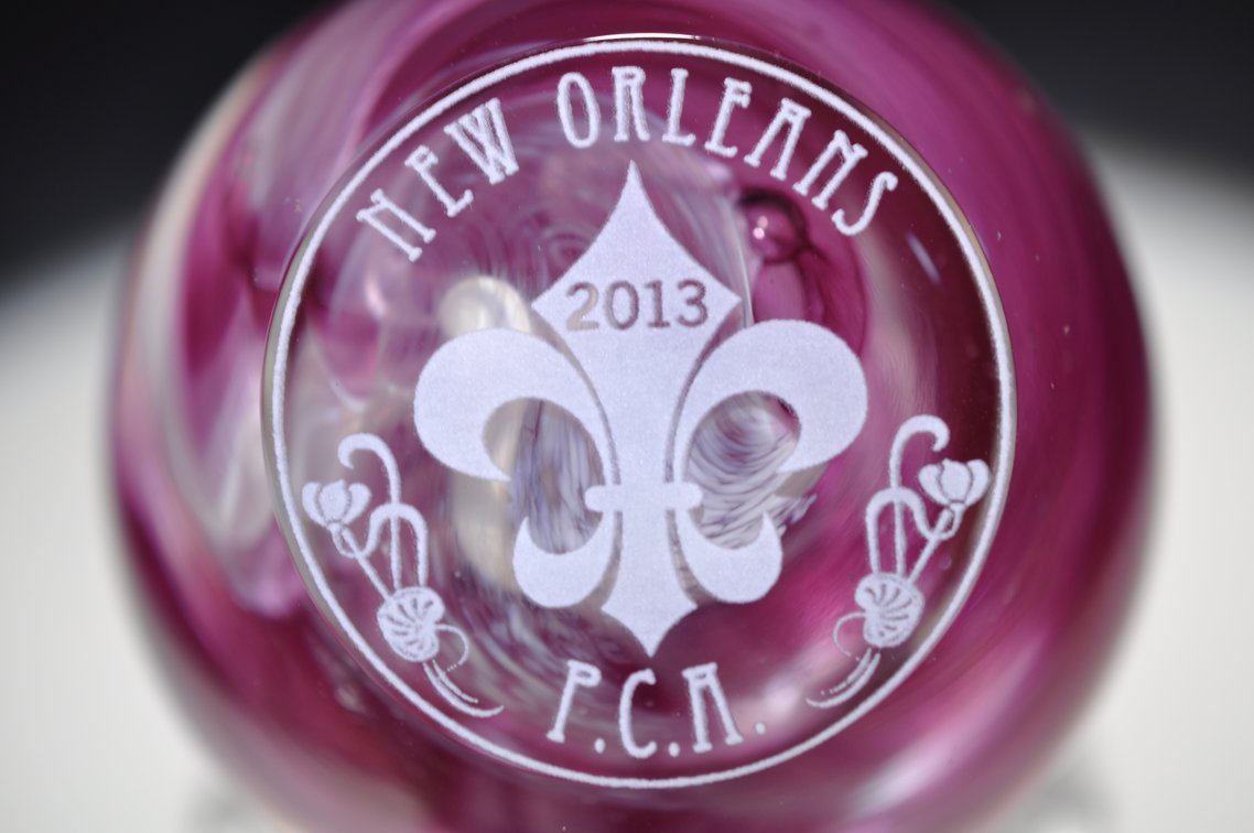 P.C.A. 2013 New Orleans Swirl Paperweight