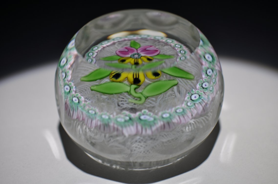 Perthshire 1971 Pansy Paperweight