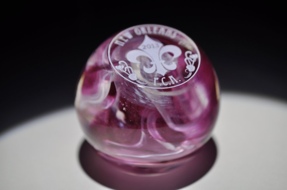 P.C.A. 2013 New Orleans Swirl Paperweight