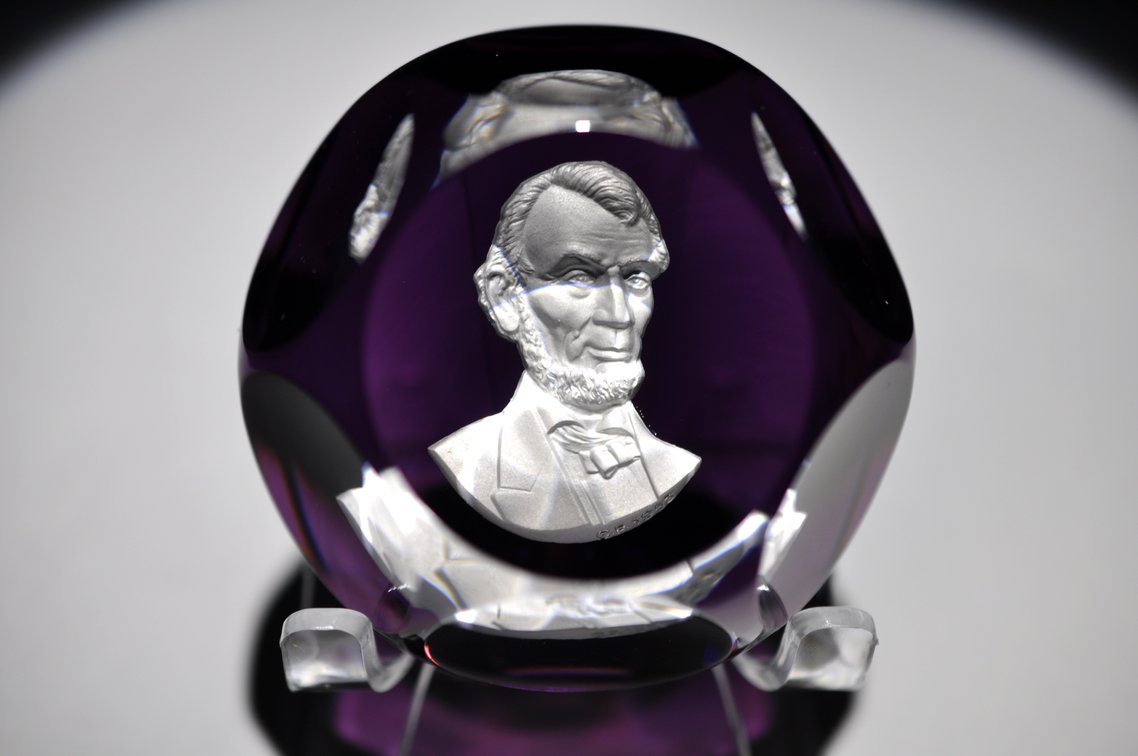 Baccarat 1954 Lincoln Sulphide
