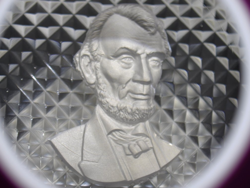 Baccarat Lincoln 1954 Sulphide Overlay