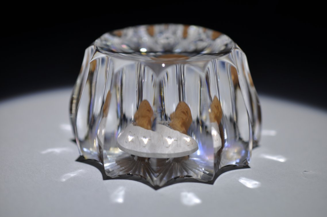 Cristal d'Albret Gandhi Cameo Paperweight