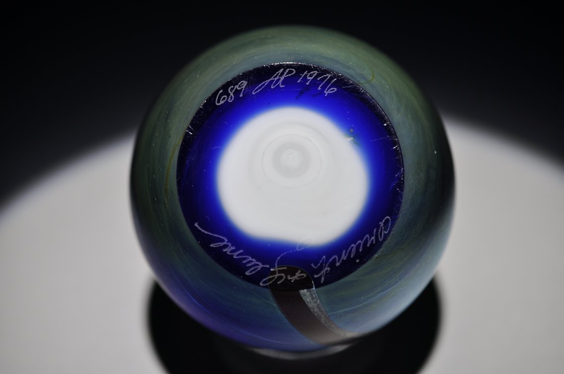 Orient & Flume 1976 Matte Floral Paperweight