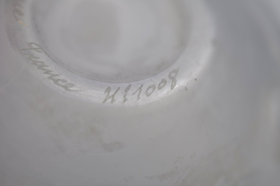 R. Lalique Signed Oleron Vase, photo 10 of 11