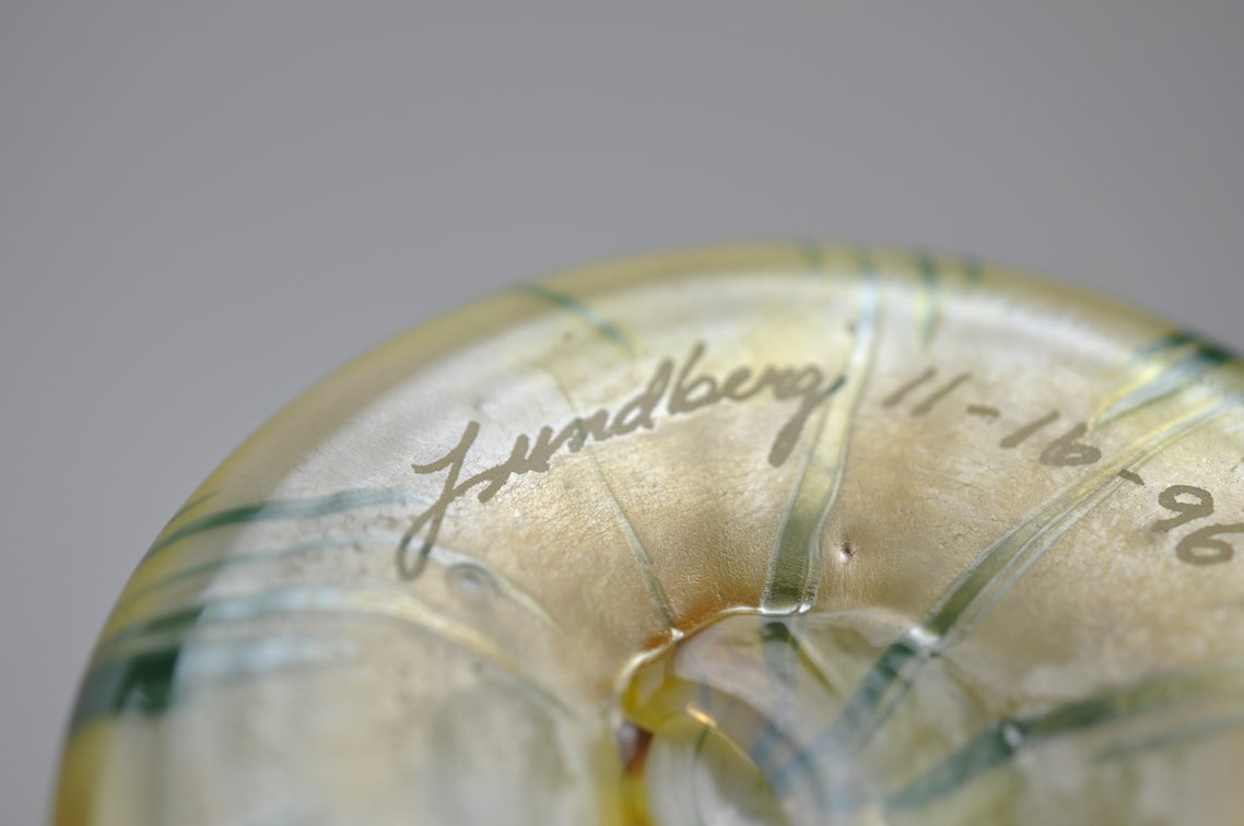 Lundberg Iridescent Glass Vase, photo 9 of 12
