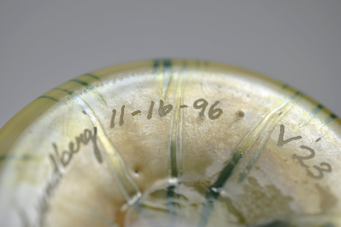 Lundberg Iridescent Glass Vase, photo 10 of 12