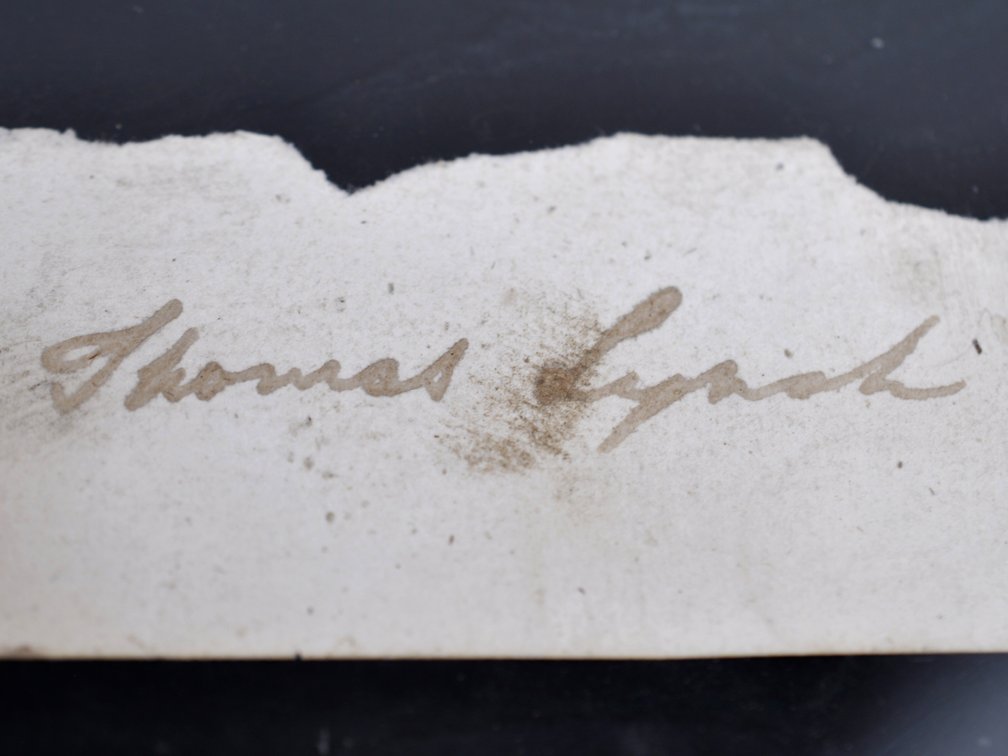 Continental Congress Statesman Framed Signature, photo 2 of 7