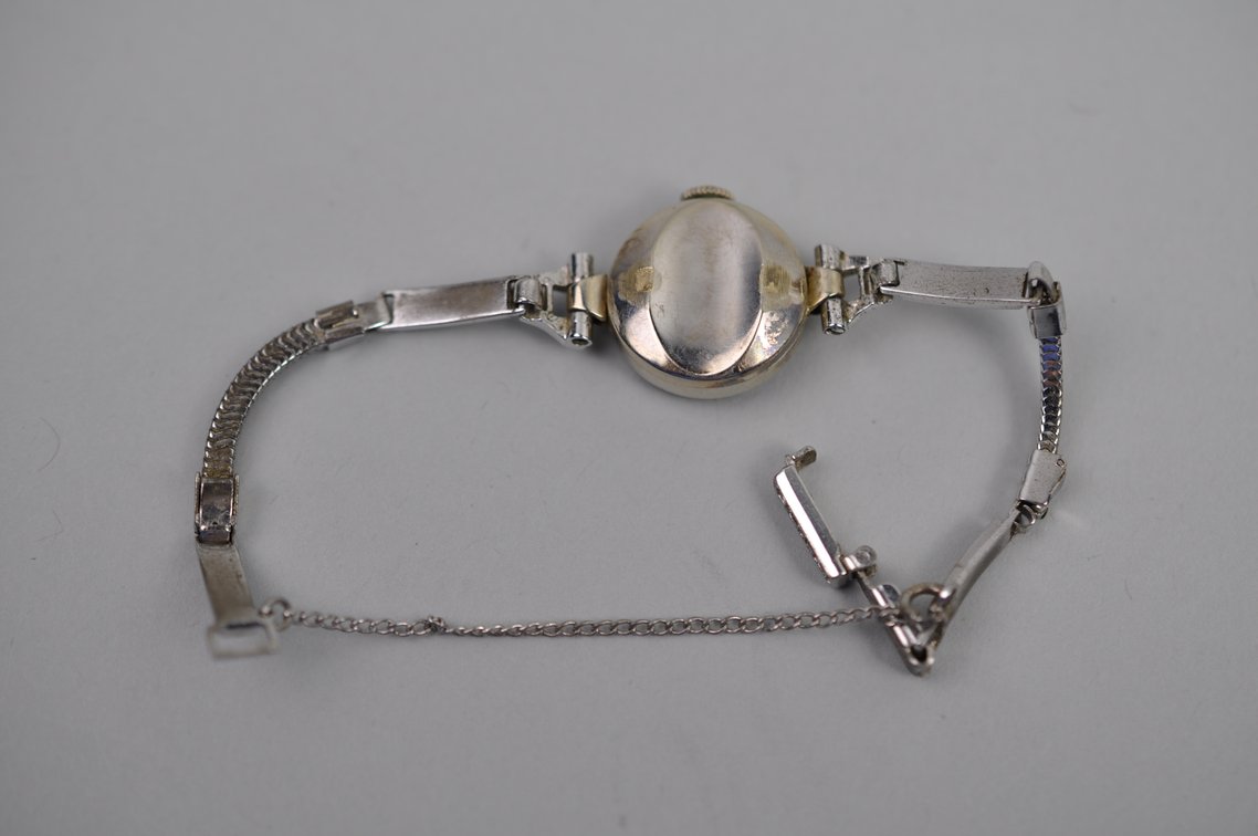 Sterling Rhinestone Bracelet Watch, photo 9 of 9