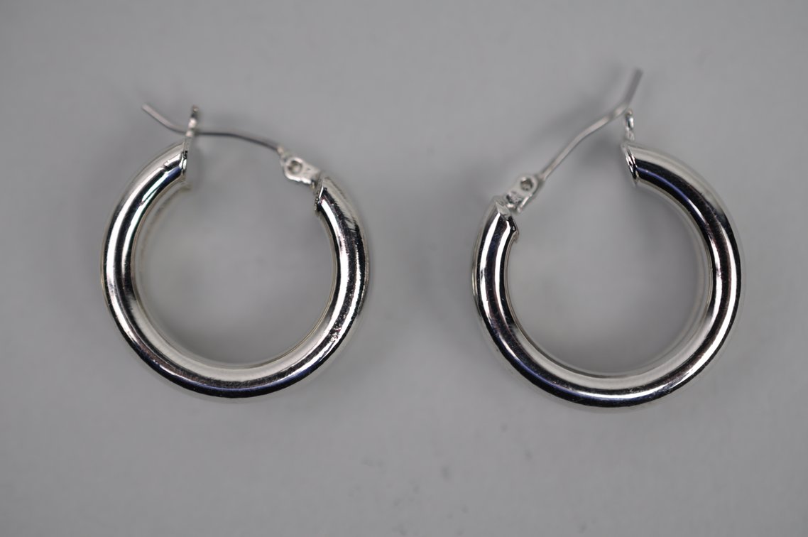 Silver Tone Earrings, photo 11 of 11