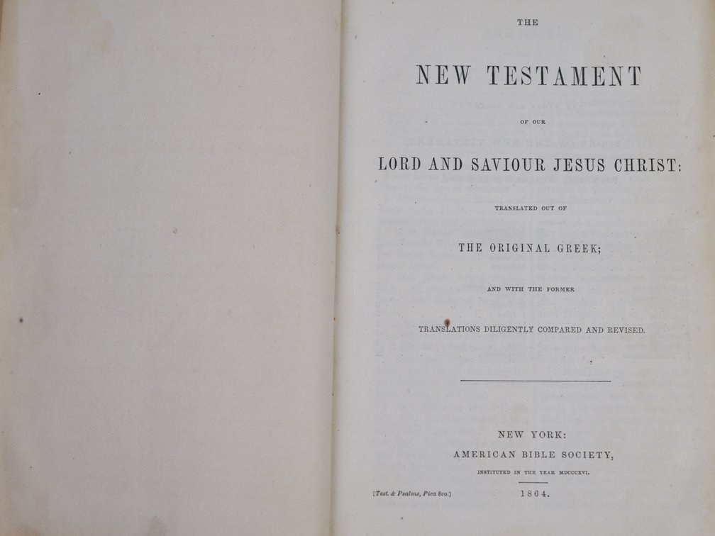 Civil War Era Bibles, photo 17 of 17