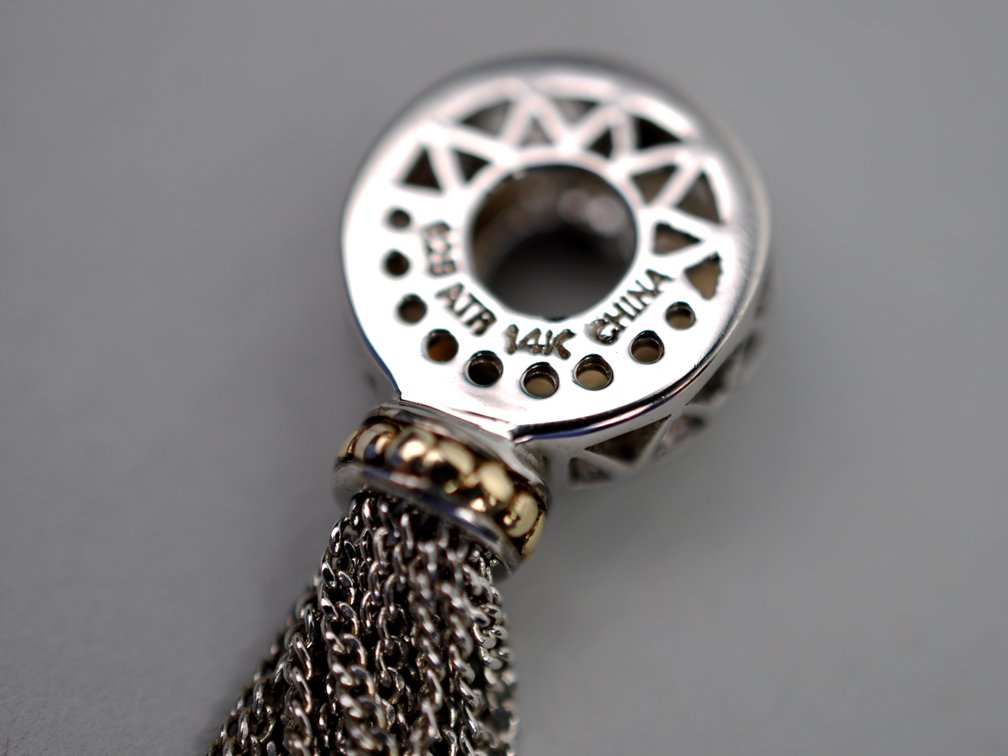 Sterling Silver 14K Gold Pendant, photo 9 of 9