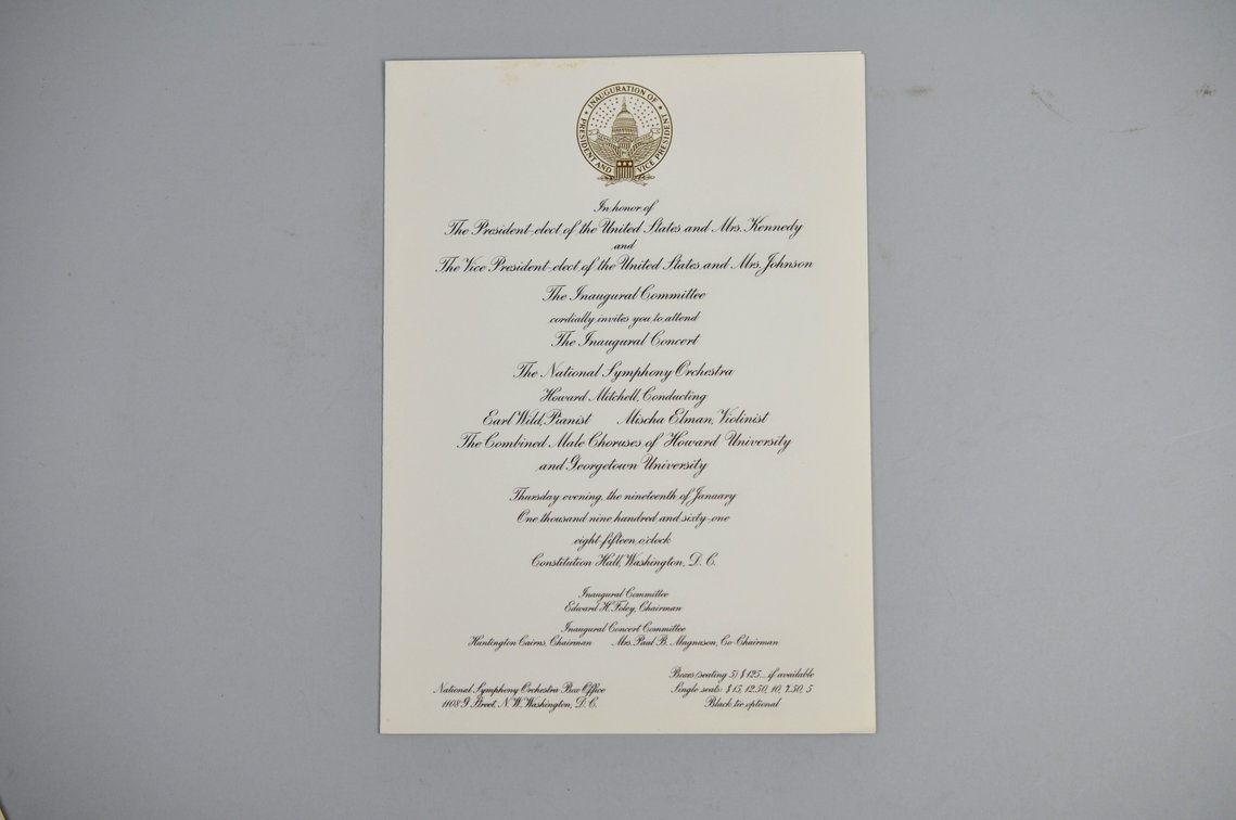 JFK U.S. Presidential Inauguration Collection, photo 4 of 9