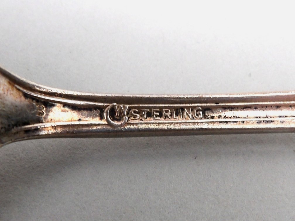 CW Sterling Silver Teaspoons, photo 5 of 5