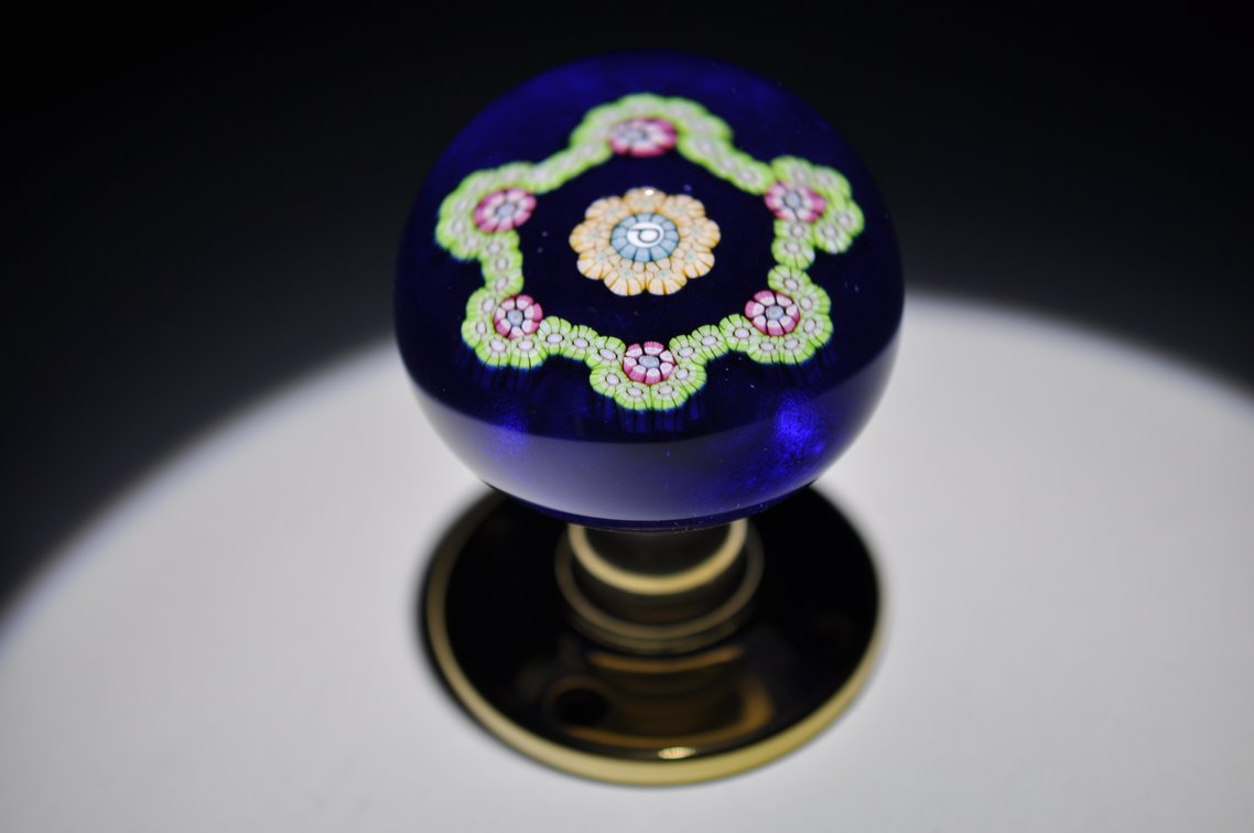 Perthshire 1989 Millefiori Doorknob
