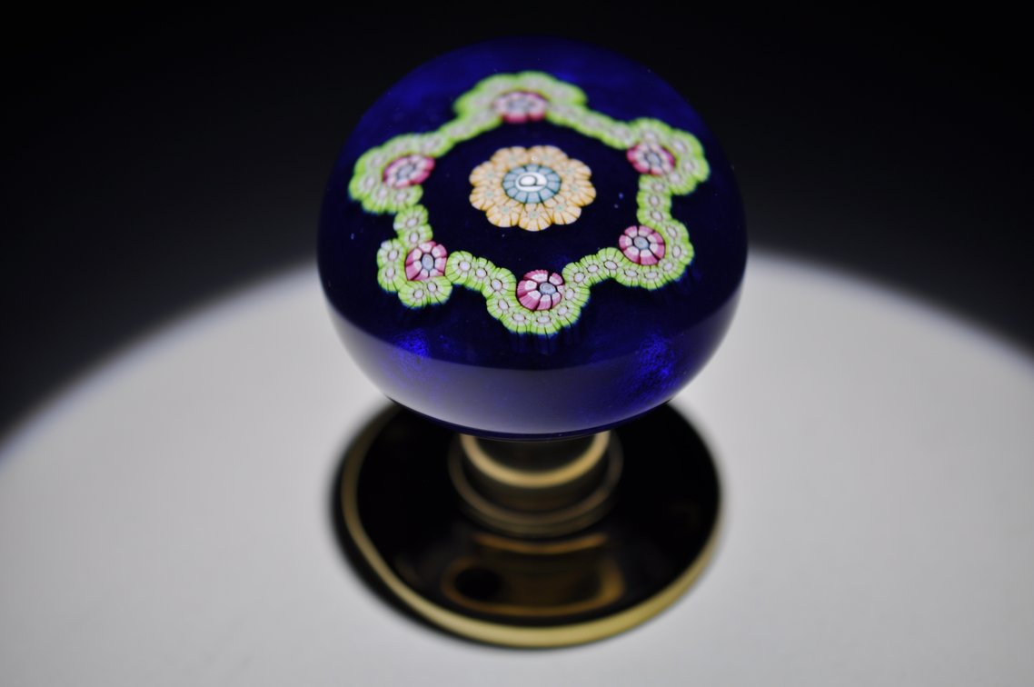 Perthshire 1989 Millefiori Doorknob