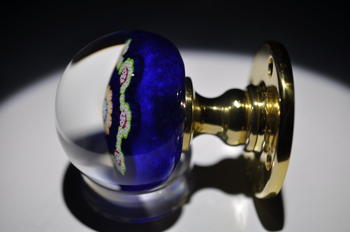 Perthshire 1989 Millefiori Doorknob
