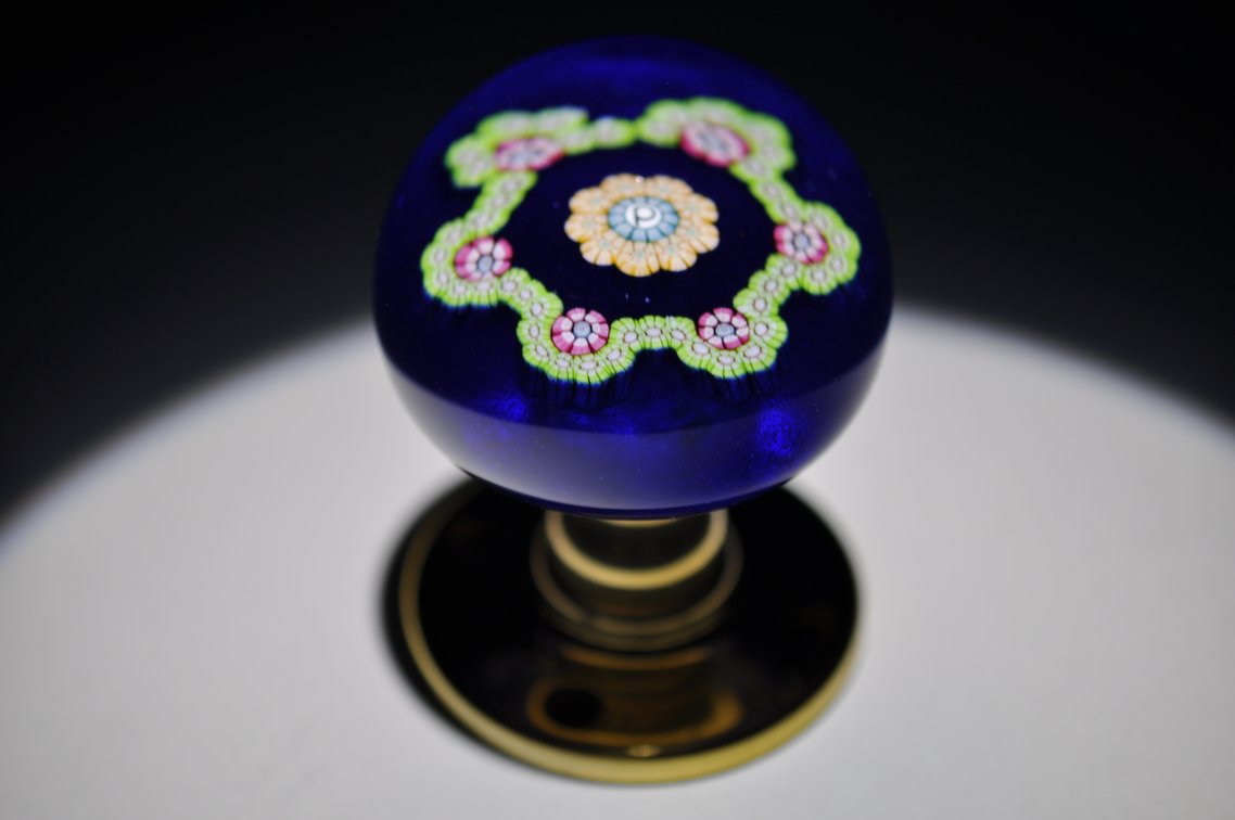 Perthshire 1989 Millefiori Doorknob