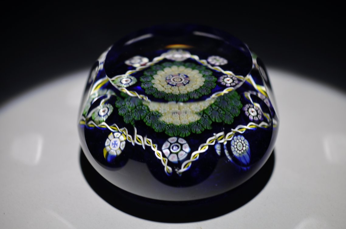Perthshire 1979 Faceted Millefiori Paperweight