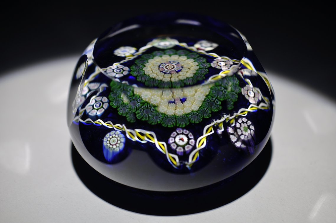 Perthshire 1979 Faceted Millefiori Paperweight