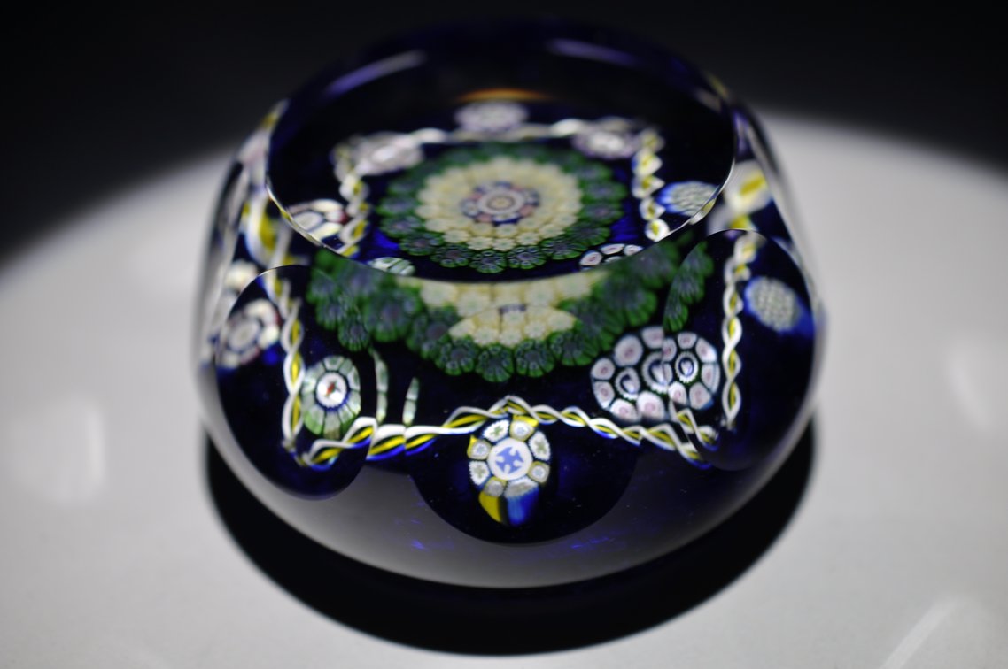 Perthshire 1979 Faceted Millefiori Paperweight