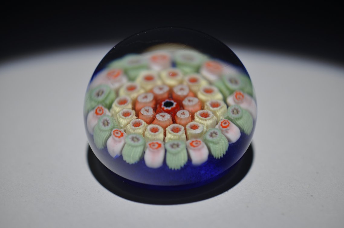 Concentric Millefiori Paperweight
