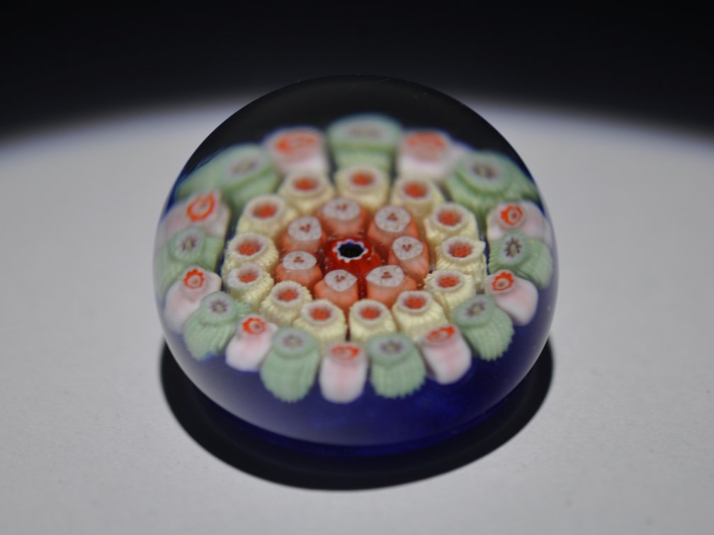 Concentric Millefiori Paperweight