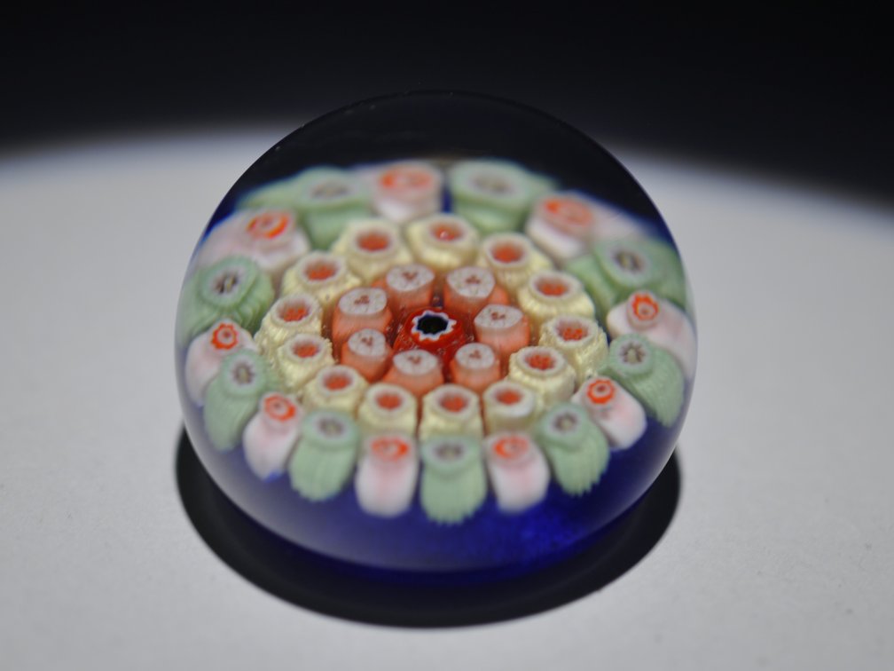 Concentric Millefiori Paperweight
