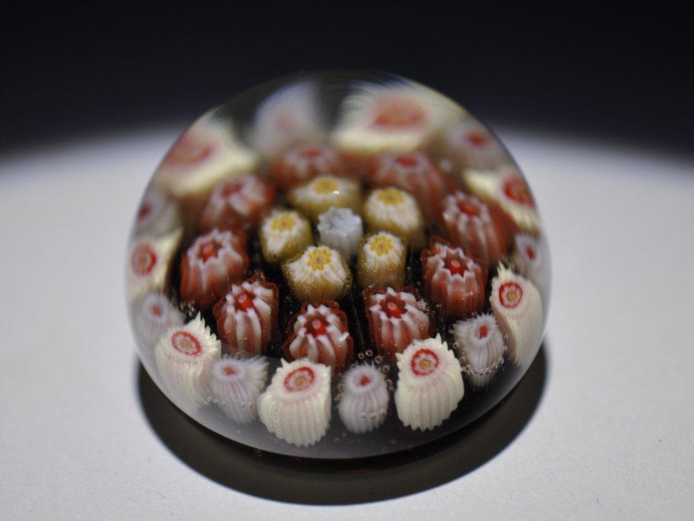 Concentric Millefiori Paperweight