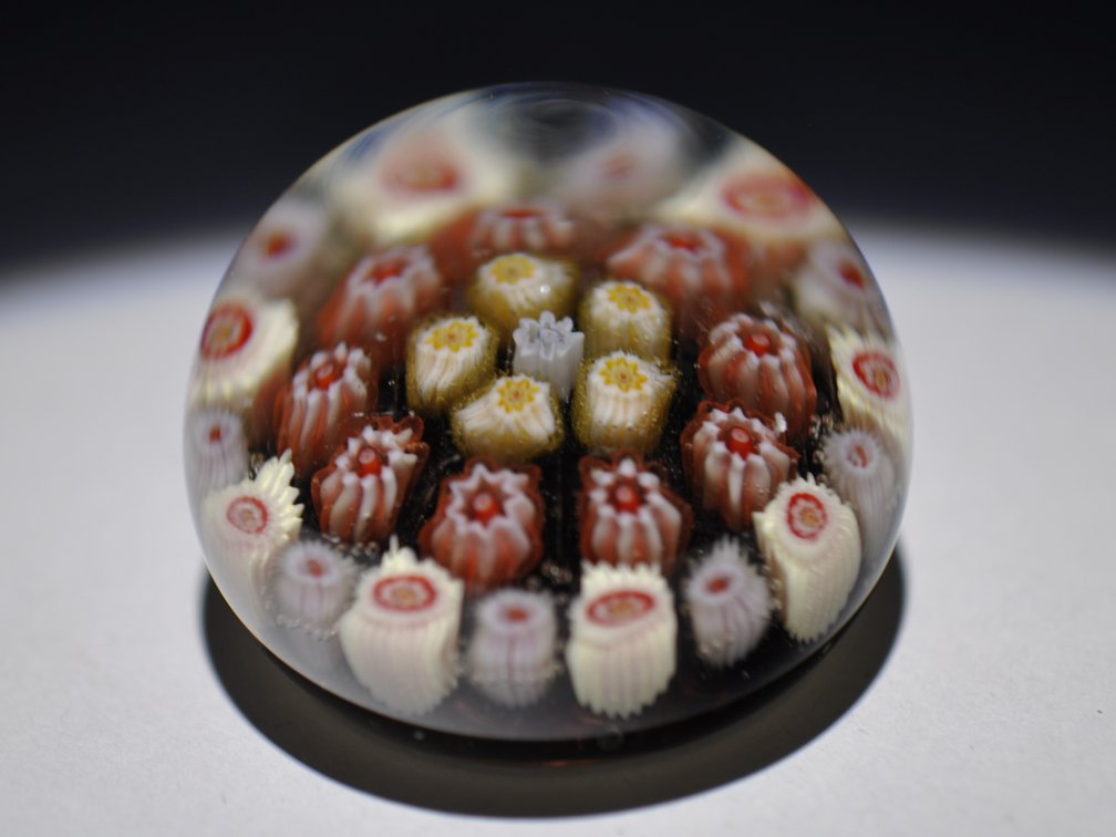 Concentric Millefiori Paperweight