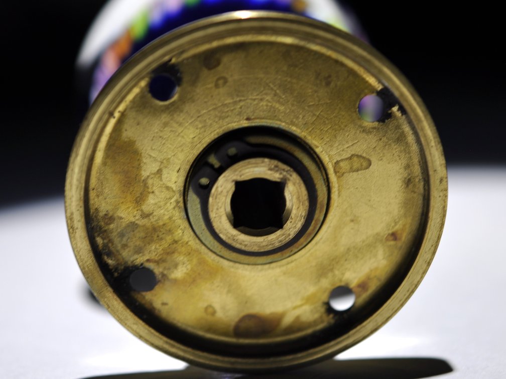 Millefiori Art Glass Doorknob, photo 9 of 9