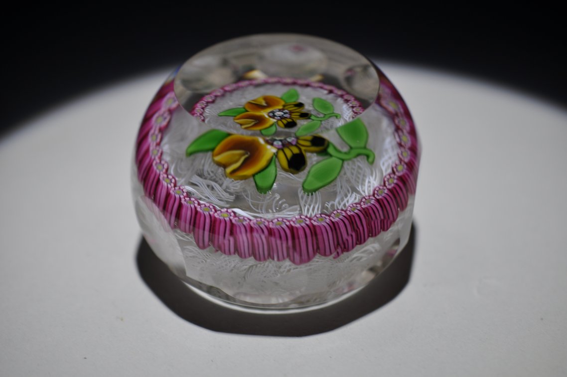 Perthshire 1971 Pansy Paperweight