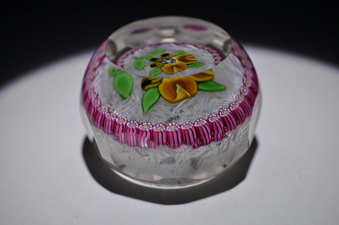 Perthshire 1971 Pansy Paperweight