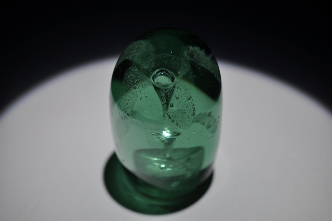Green Glass Controlled Bubble Dump