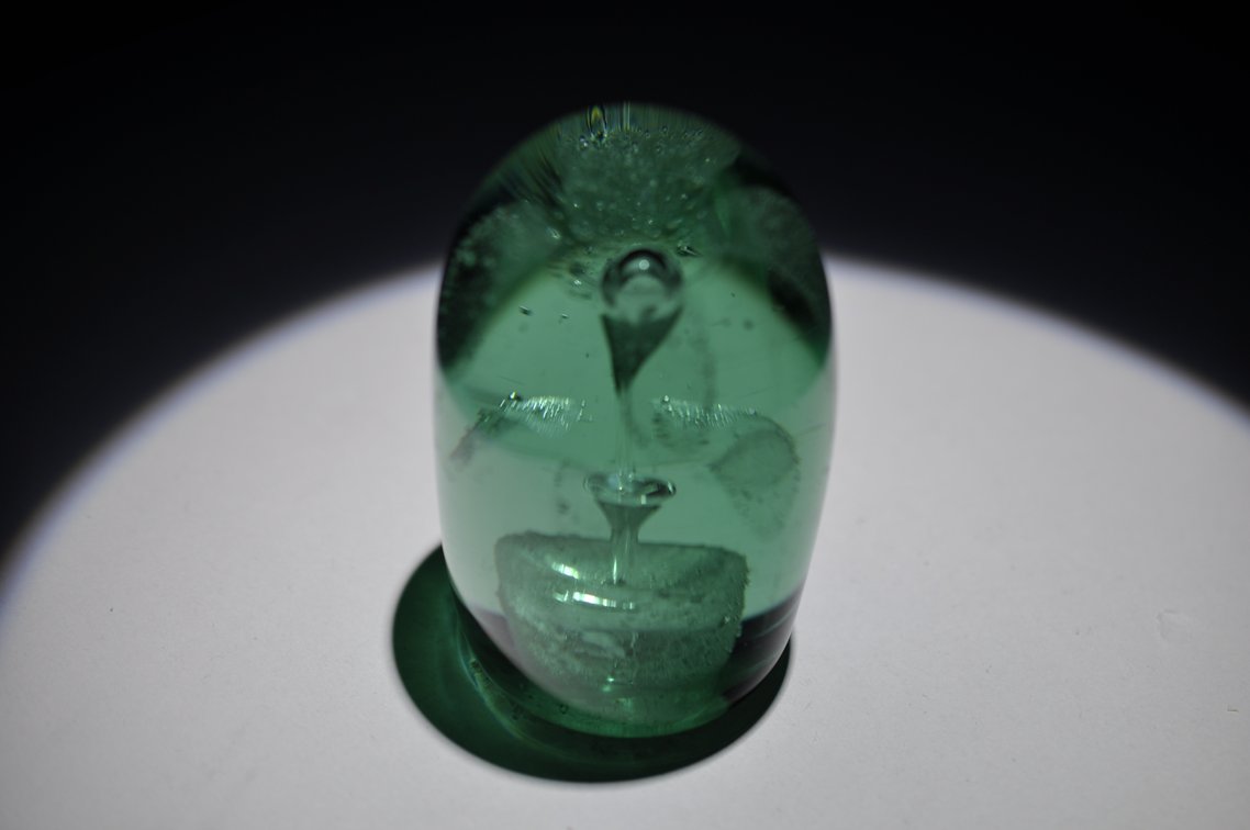 Green Glass Controlled Bubble Dump