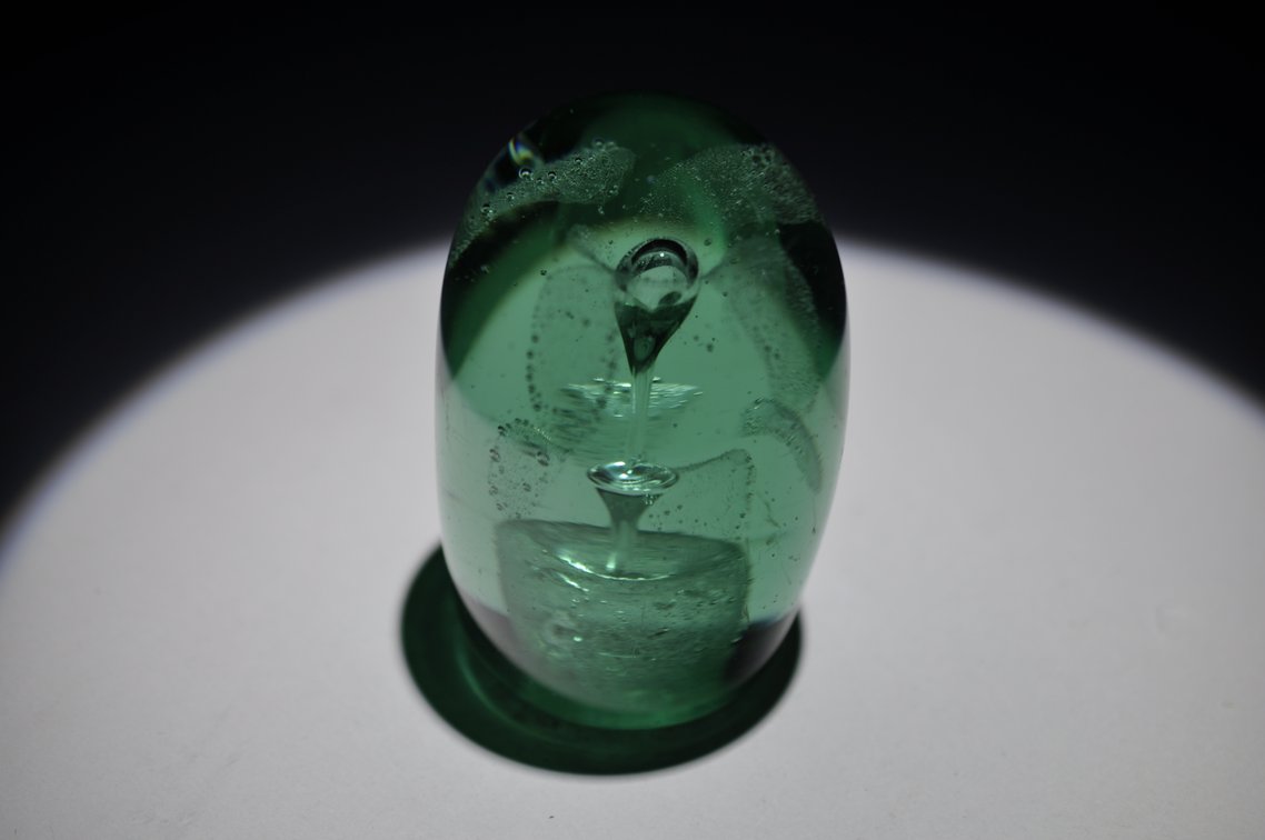 Green Glass Controlled Bubble Dump