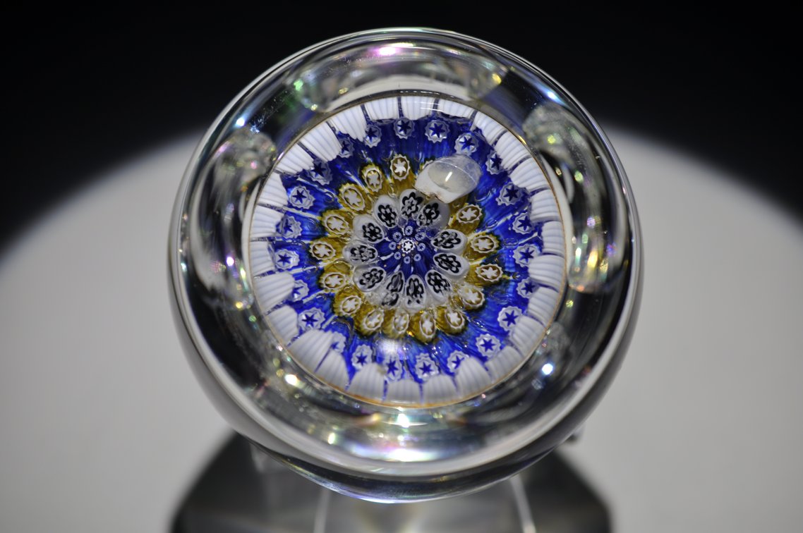 Whitefriars Faceted Millefiori Weight