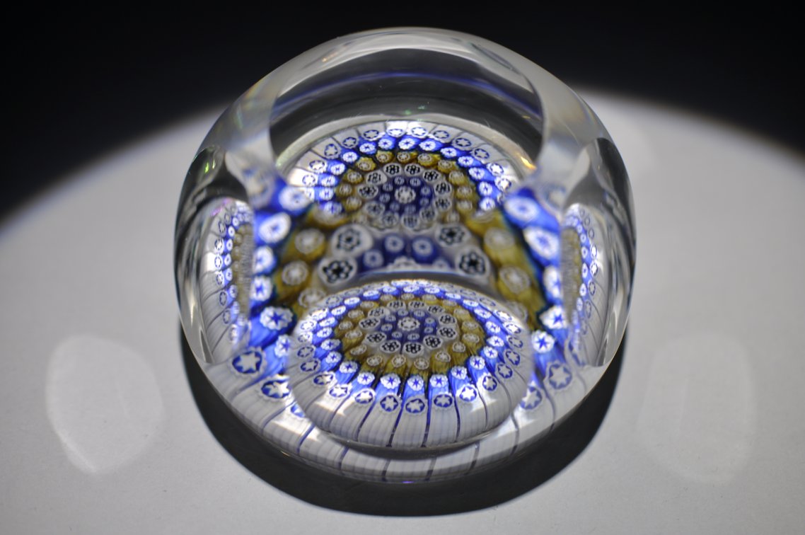 Whitefriars Faceted Millefiori Weight