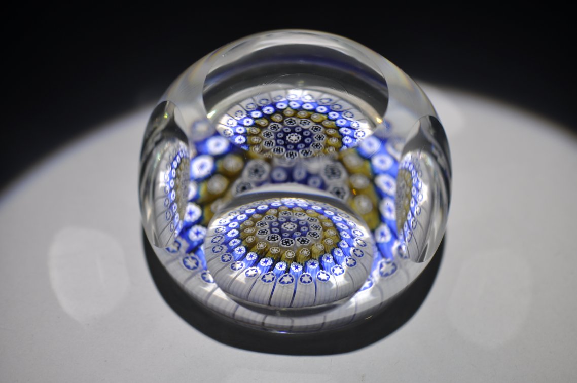 Whitefriars Faceted Millefiori Weight