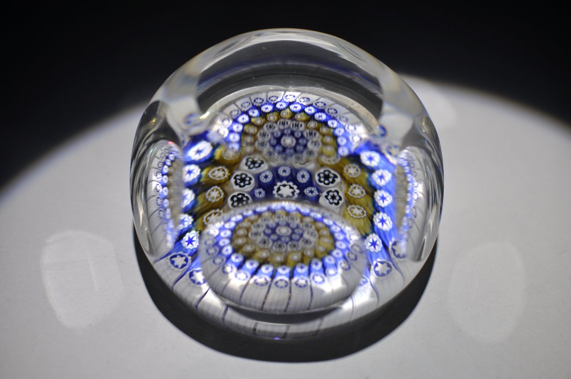 Whitefriars Faceted Millefiori Weight