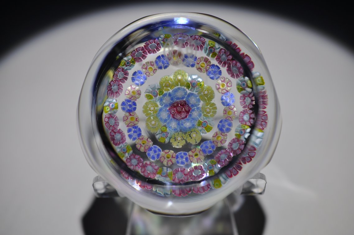 Baccarat "Couronne" Concentric Millefiori