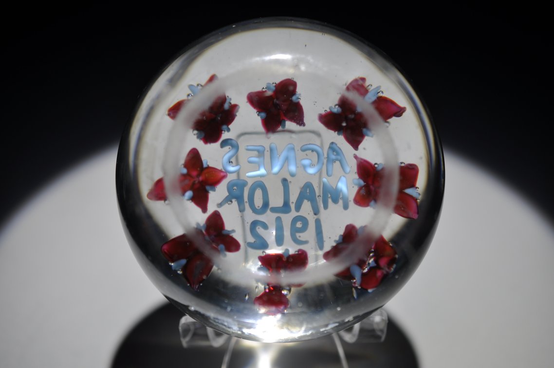 Union Glass Co. 1912 Custom Paperweight