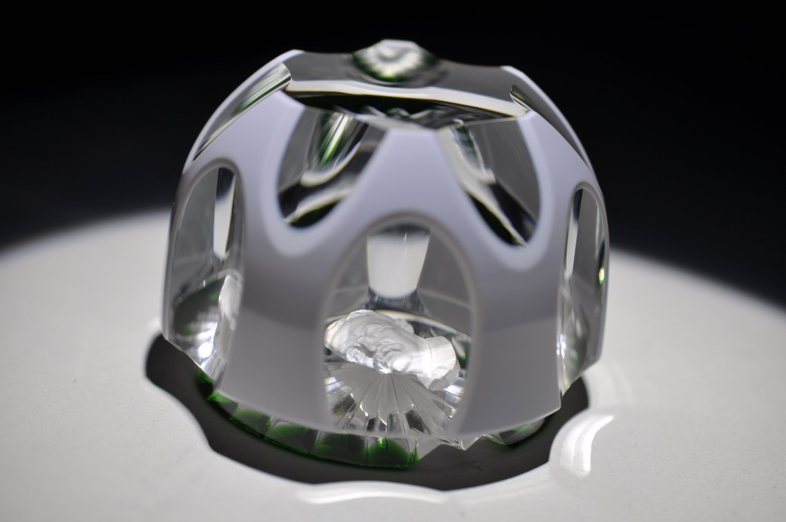 Baccarat Roosevelt Sulphide w/ Overlay