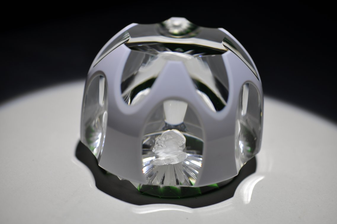 Baccarat Roosevelt Sulphide w/ Overlay