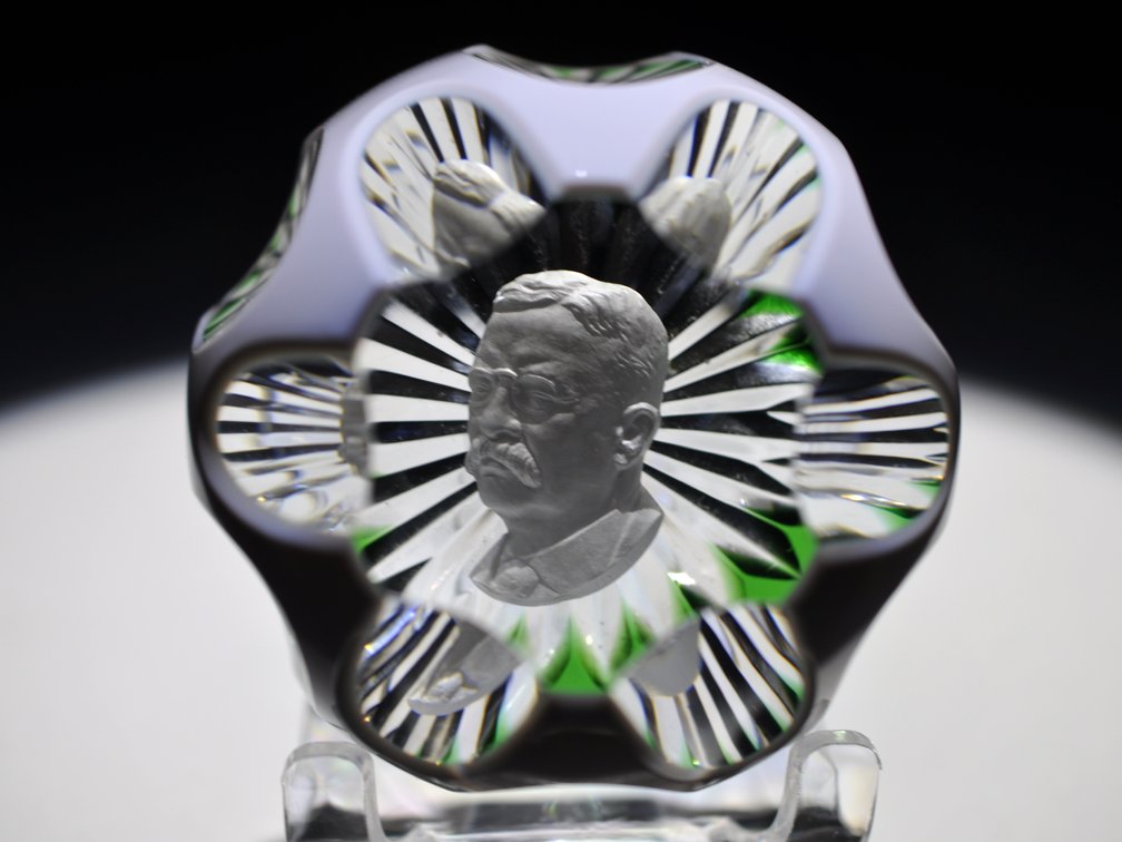 Baccarat Roosevelt Sulphide w/ Overlay