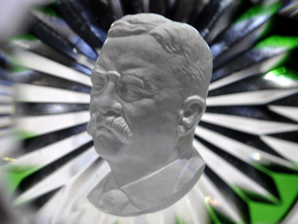 Baccarat Roosevelt Sulphide w/ Overlay