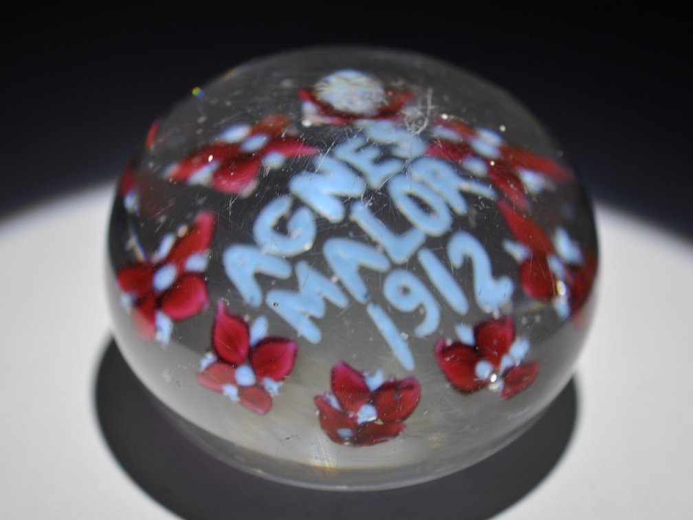 Union Glass Co. 1912 Custom Paperweight