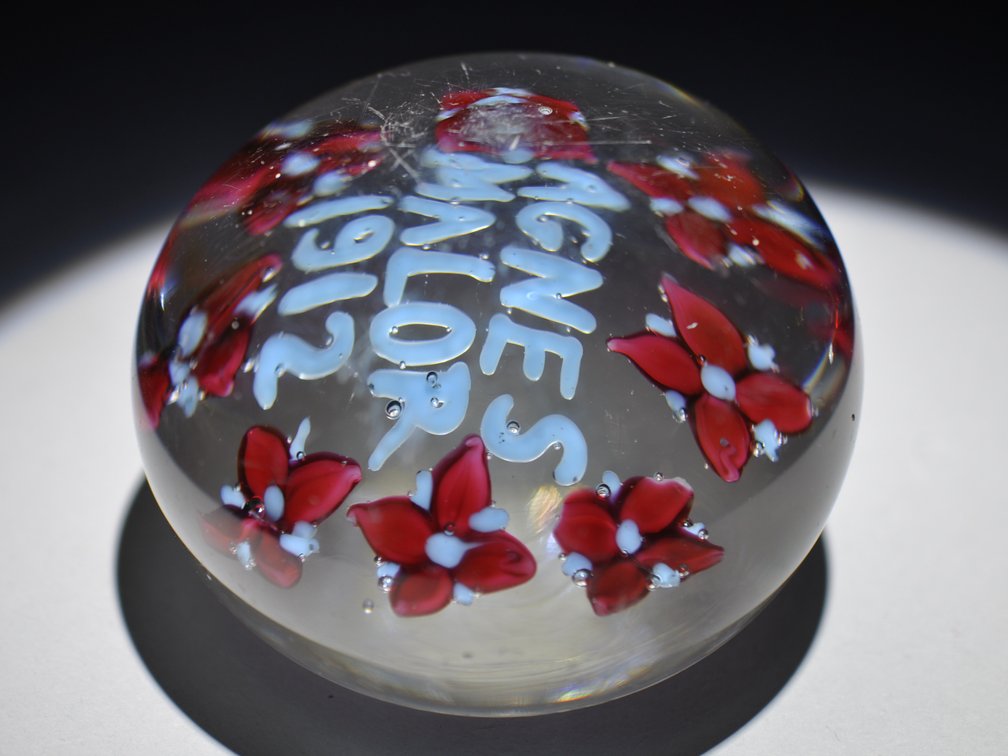 Union Glass Co. 1912 Custom Paperweight