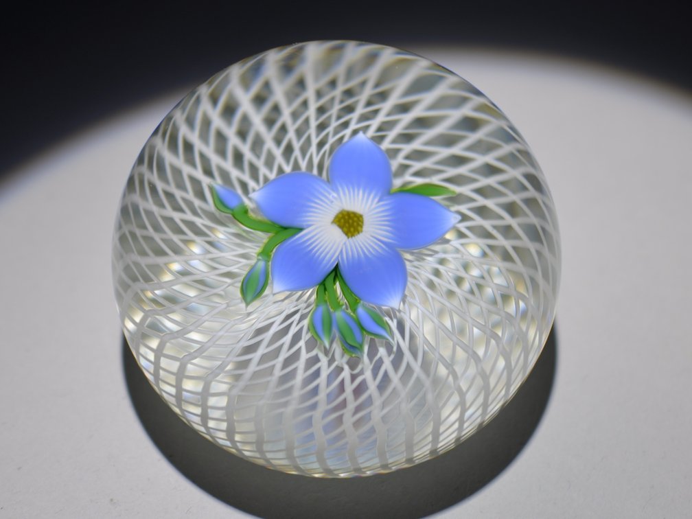 Perthshire 1997 Floral Latticinio Weight
