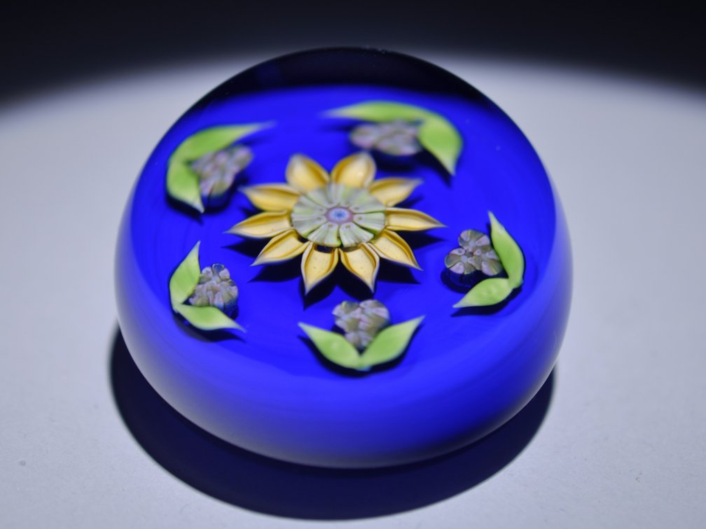 Perthshire 1980 Floral Paperweight